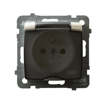 OSPEL KARO GPH-1SZ/m/42/d Gniazdo bryzgoszczelne z uziemieniem IP-44