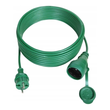 Plastrol Przedłużacz T-00157 Z jednokrotnym gniazdem 10m IP44 zielony
