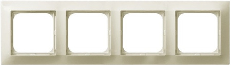 OSPEL IMPRESJA R-4Y/27 Ramka poczwórna ecru