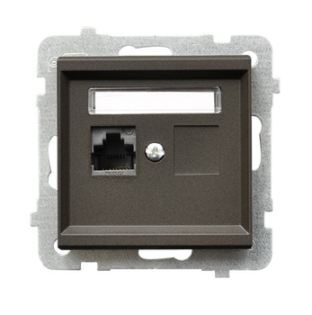 OSPEL SONATA GPK-1R/K6/m/40 Gniazdo komputerowe pojedyncze, kat. 6 MMC