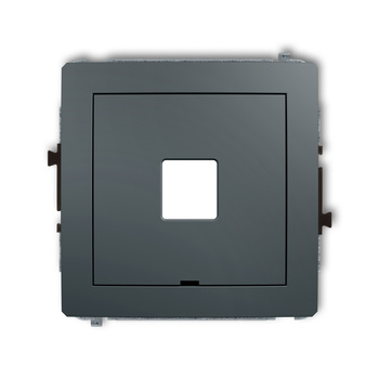 KARLIK DECO 28DGMBO-1P  Gniazdo multimedialne pojedynczego bez modułu