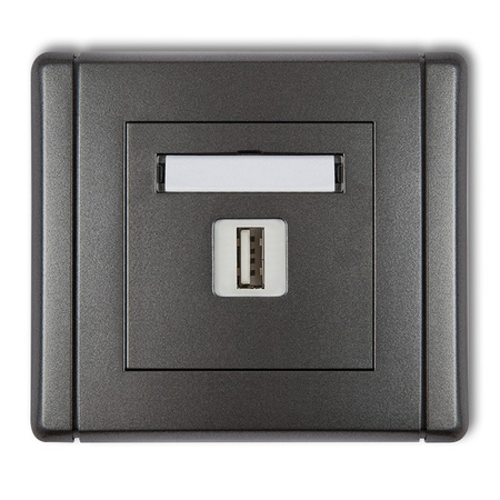 KARLIK FLEXI 11FGUSB-1 Gniazdo pojedyncze USB A-A 2.0