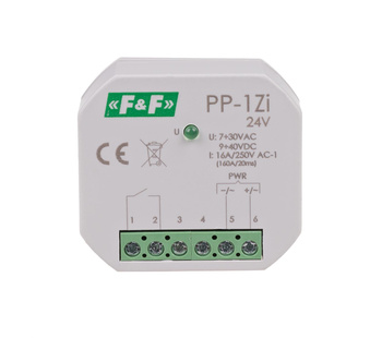 F&F Przekaźnik elektromagnetyczny PP-1Z-LED 24 V