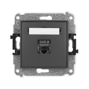 KARLIK ICON 28IGK-11  Gniazdo komputerowe pojedyńcze  1xRJ45