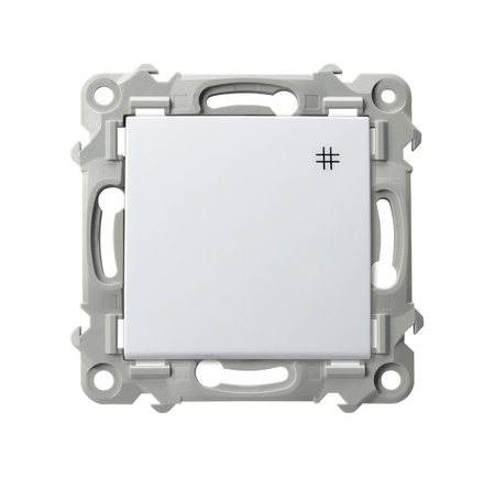 OSPEL SZAFIR ŁP-4Z/m/00 Łącznik krzyżowy biały