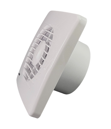 Wentylator domowy Aero DS100HT czujnik wilgotności z opóźnieniem czasowym, kontrolka LED, fi 100 mm, kolor biały