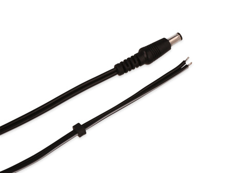Wtyk DC 5,5x2,1 z przewodem 150cm