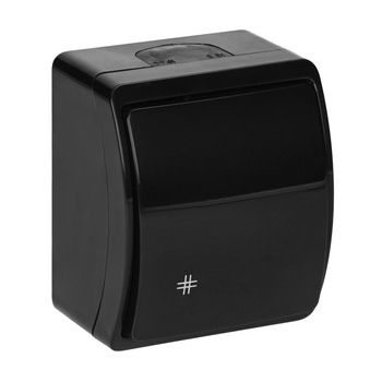 Łącznik krzyżowy n/t AQUATIC, IP44, czarny