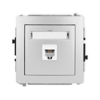 KARLIK DECO 7DGT-1  Gniazdo telefoniczne pojedyńcze  1xRJ11