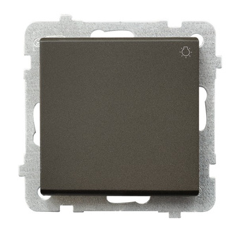 OSPEL SONATA ŁP-5R/m/40 Łącznik zwierny "światło" czekoladowy