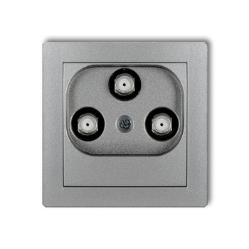 KARLIK DECO 7DGMU  Gniazdo multimedialne 3F DATA (UPC)