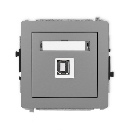 KARLIK DECO 27DGUSB-3 Gniazdo pojedyńcze USB A-B 2.0