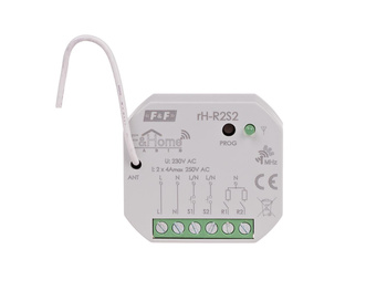 F&F Przekaźnik dwukanałowy z nadajnikiem dwukanałowym rH-R2S2