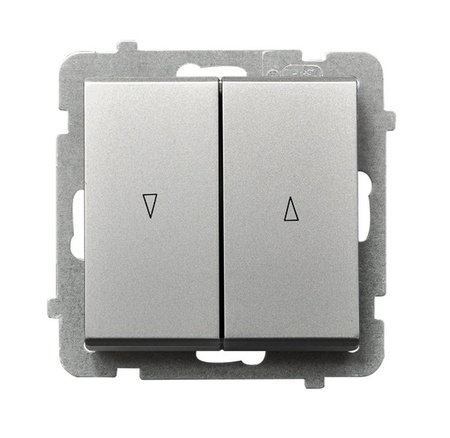 OSPEL SONATA ŁP-7R/m/38 Łącznik żaluzjowy, zwierny srebro