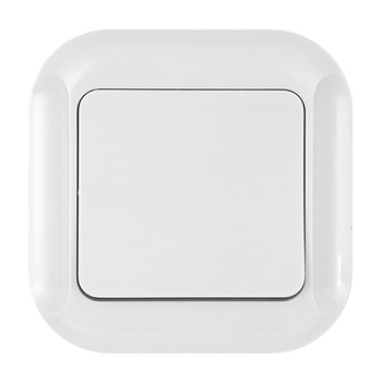 Łącznik  p/t 10A, 250V, zwierny światło/dzwonek, TOPAZ, biały