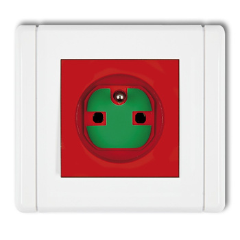 KARLIK FLEXI FGZK  Gniazdo pojedyncze z uziemieniem 2P+Z DATA z kluczem