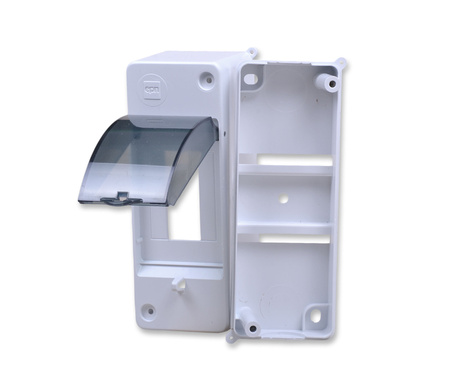 ELEKTRO-PLAST Nasielsk 2302-01 Rozdzielnica, obudowa n/t EP 1/2 z szybą