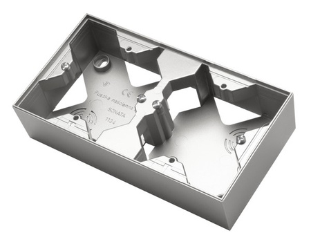 OSPEL SONATA PNP-2R/38 Puszka instalacyjna do serii SONATA podwójna