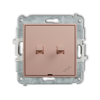 KARLIK ICON 62IWPUS-33 Mechanizm łącznika podwójnego schodowego w stylu amerykańskim