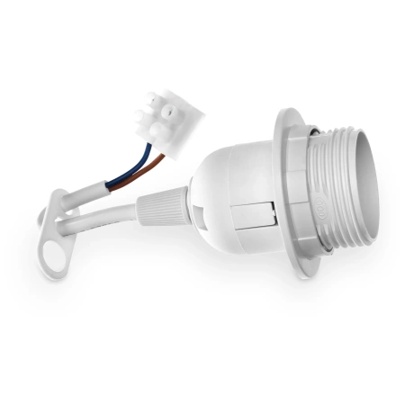 Plastrol Oprawka plastik z kołnierzem do żarówki E27 OE-27KZP W-98734