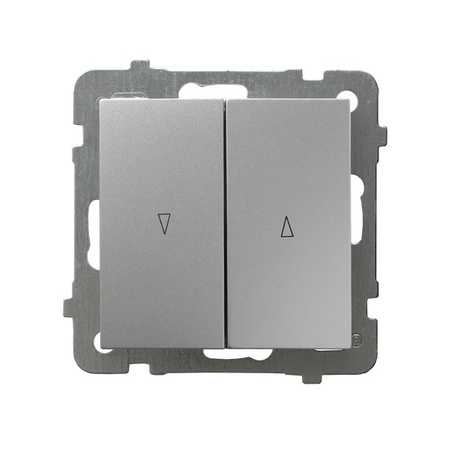 OSPEL AS ŁP-7GB/m/18 Łącznik żaluzjowy z blokadą mechaniczną srebro