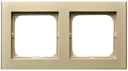 OSPEL SONATA R-2R/39 Ramka podwójna złoty