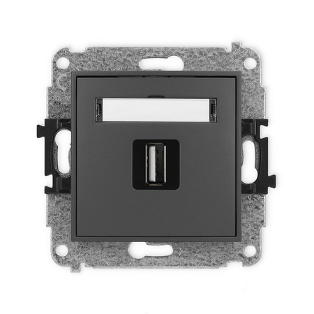 KARLIK MINI 28MGUSB-1  Gniazdo pojedyńcze  USB A-A 2.0