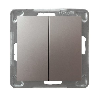 OSPEL IMPRESJA ŁP-10Y/m/23 Łącznik podwójny schodowy tytan