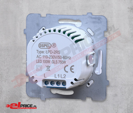 Ospel sonata touch łpd-2rs/m/31 włącznik dotykowy dwugrupowy świecznikowy