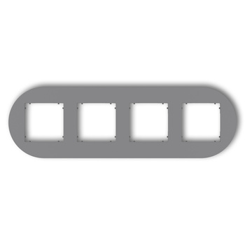 KARLIK MINI 27MRTO-4 Ramka uniwersalna poczwórna okrągła z tworzywa