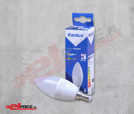 Kanlux inteligenta żarówka wifi led rgb smart tuya e14