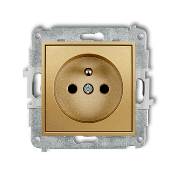 KARLIK MINI 29MGP-1zp  Gniazdo pojedyńcze  z uziemieniem 2P+Z (przesłony torów prądowych)