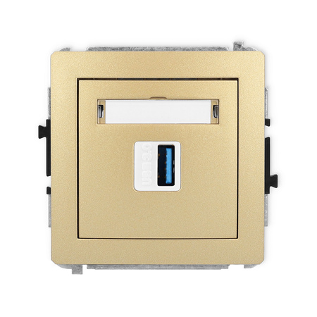 KARLIK DECO 29DGUSB-5  Gniazdo pojedyńcze  USB A-A 3.0
