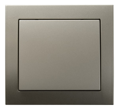 OSPEL KIER ŁP-1W/45 Łącznik jednobiegunowy satyna