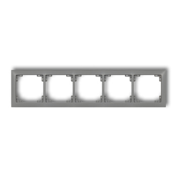 KARLIK DECO 27DRSO-5 Ramka uniwersalna pięciokrotna z tworzywa DECO Soft