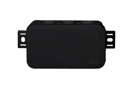 F-ELEKTRO F1.0266 Puszka hermetyczna V8, termoplast  80x45x41 IP54, czarna-klik