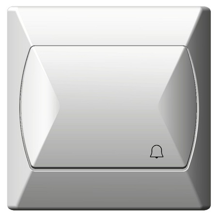 OSPEL AKCENT ŁP-6A/00 Łącznik zwierny "dzwonek" biały