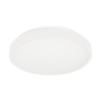 SELENE plafon 2xE27, max. 2x60W, czujnik mikrofalowy, IP54, biały