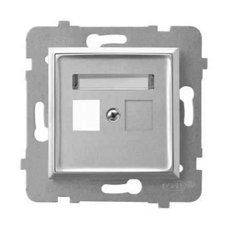 Ospel aria GPK-1U/p/18 Obudowa gniazda pojedynczego typu Keystone prosta