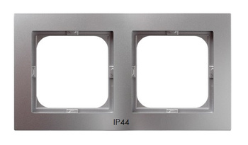 Ospel as RH-2G/18 Ramka podwójna do łączników IP-44