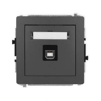 KARLIK DECO 28DGUSB-3  Gniazdo pojedyńcze  USB A-B 2.0