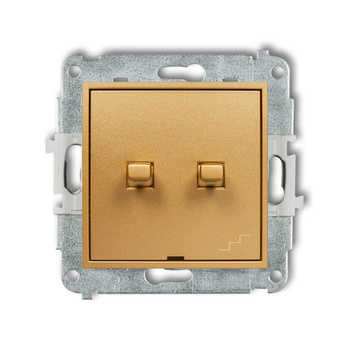 KARLIK MINI 29MWPUS-10.1 Łącznik jednobiegunowy  ze schodowym (wspólne zasilanie) w  stylu amerykańskim