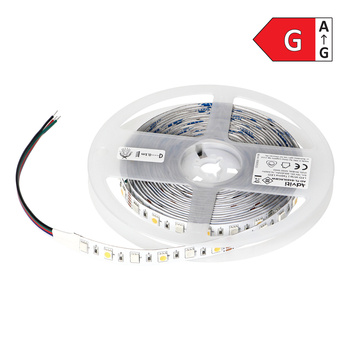 Taśma LED 12V, Samsung chipset 5050, 60L/m, 330lm/m, 14,4W/m, IP20, RGBW, 5m