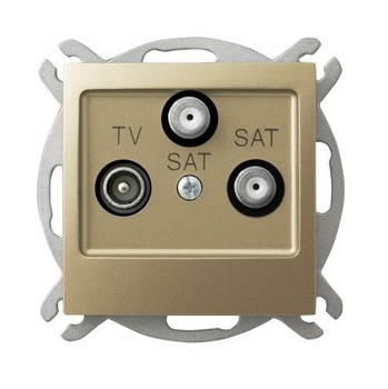 OSPEL IMPRESJA GPA-Y2S/m/28 Gniazdo RTV-SAT z dwoma wyjściami SAT