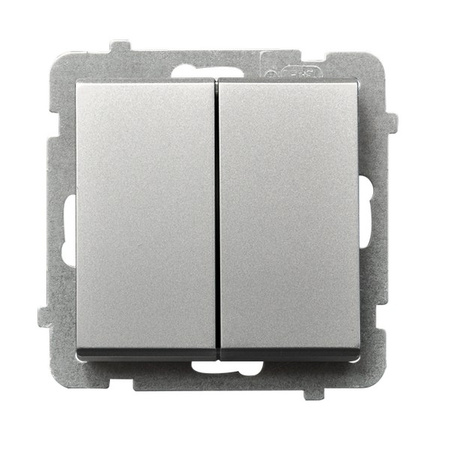 OSPEL SONATA ŁP-19R/m/38 Łącznik podwójny krzyżowy srebro