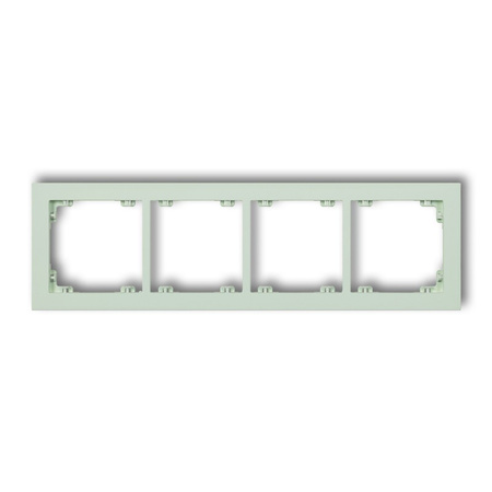 KARLIK DECO 46DR-4 Ramka uniwersalna podczwórna z tworzywa DECO Pastel Matt
