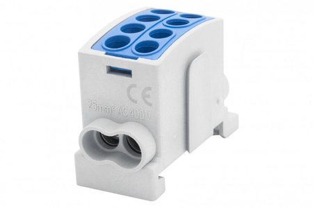 F-ELEKTRO F2.0358 Zacisk HLK 100A-2 (1x25,1x16 / 1x25,1x16)-niebies.