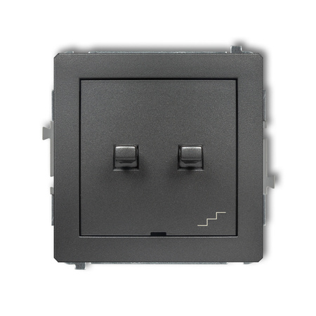 KARLIK DECO 11DWPUS-33 Łącznik podwójny schodowego w stylu amerykańskim