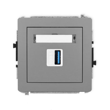 KARLIK DECO 27DGUSB-5  Gniazdo pojedyńcze  USB A-A 3.0