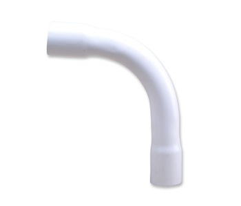 ELEKTROPLAST STRÓŻA 09.19 Kolano sztywne ZK dwukielichowe fi 47 BIAŁE